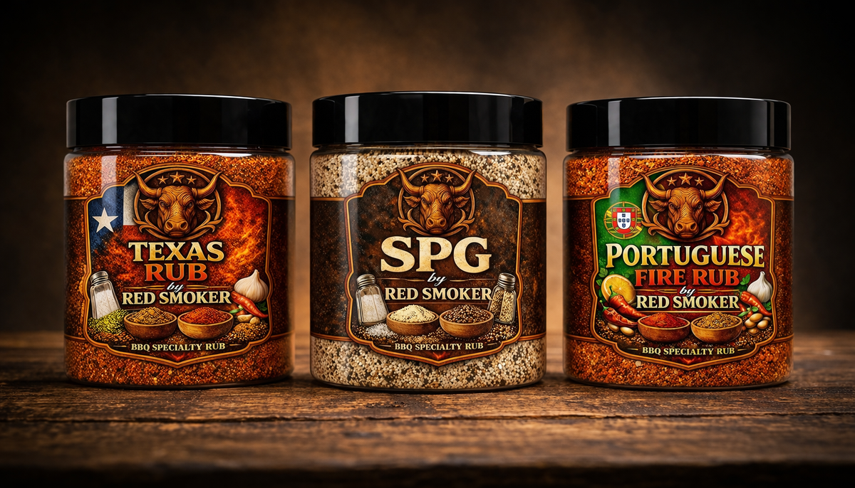 Red Smoker - Pack 3 Rub BBQ 🔥 Économise 15% (2x200gr + 1x170gr)